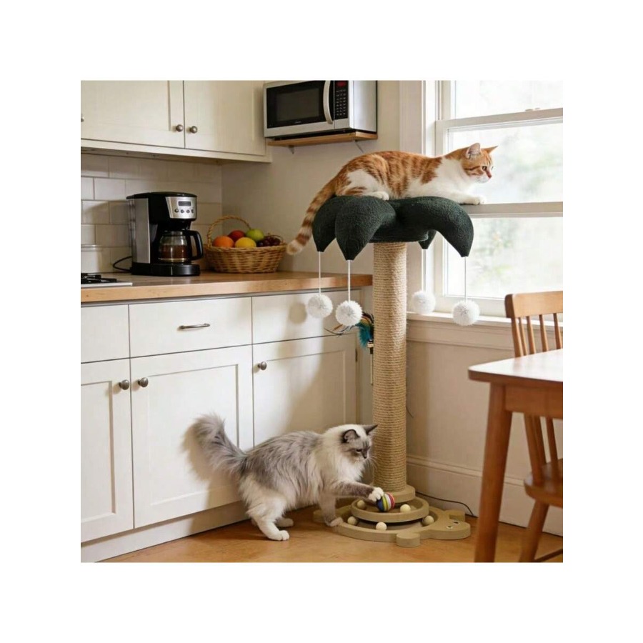 Cat Scratching Post - 【New Arrival】Cactus Cat Tree with Sisal