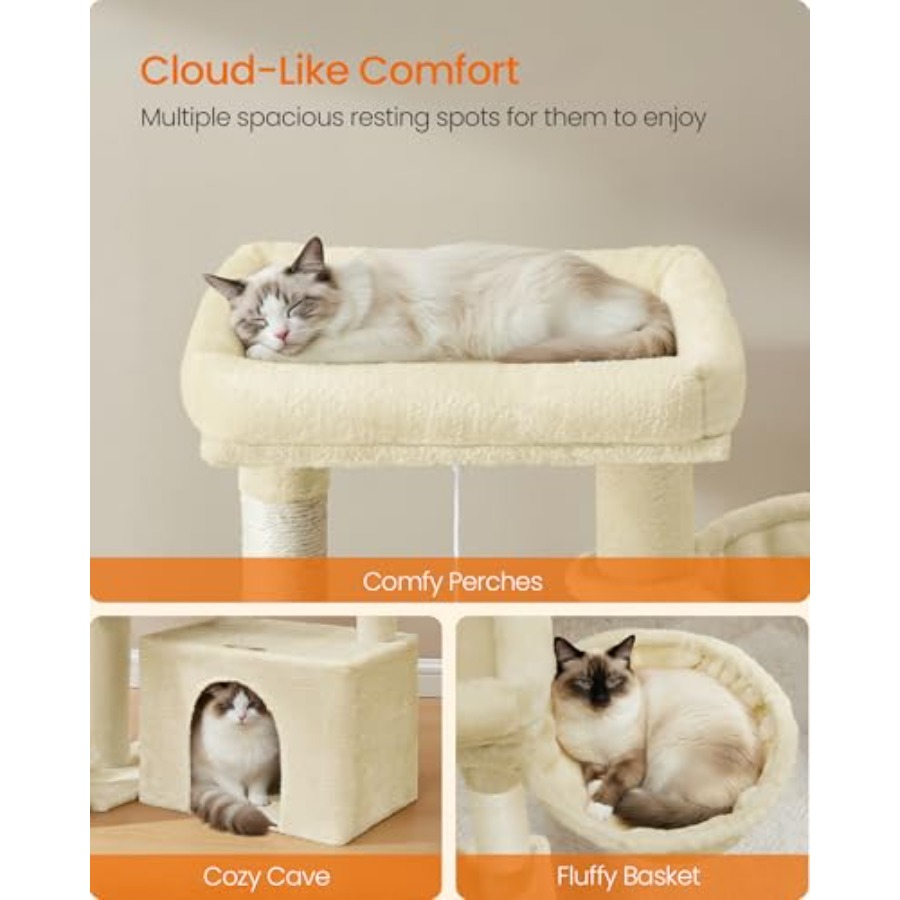 Cat Tree Cat Tower Condo with  - Cat Scratching Post incelemesi ve fiyatı