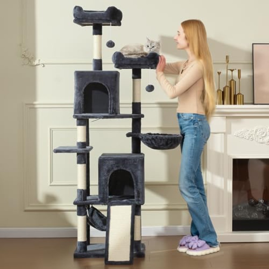 Cat Tree 70-Inch Cat Tree Towe - Cat Scratching Post incelemesi ve fiyatı