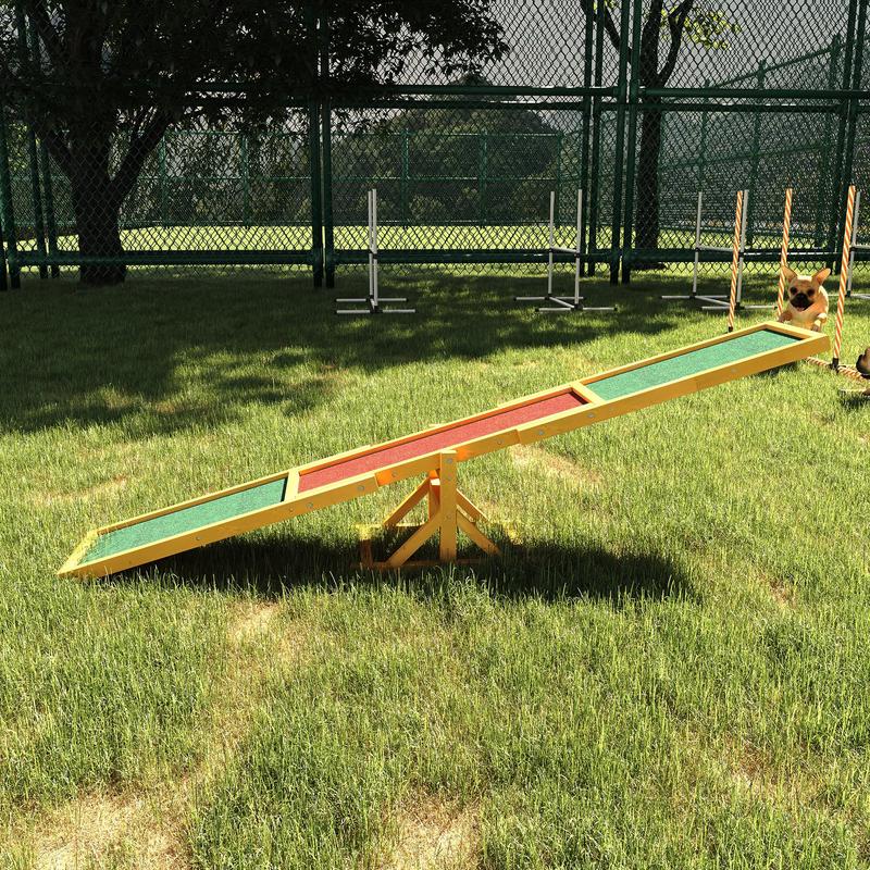 PawHut Wooden Dog Agility Sees - Pet X Supplies & Tack incelemesi ve fiyatı