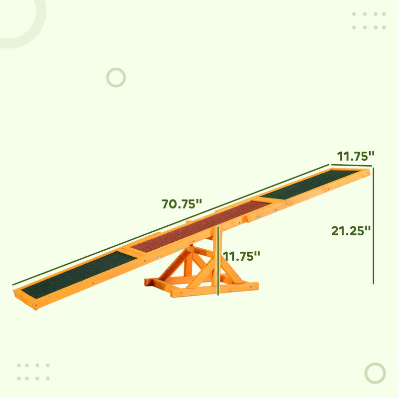 PawHut Wooden Dog Agility Sees - Pet X Supplies & Tack incelemesi ve fiyatı