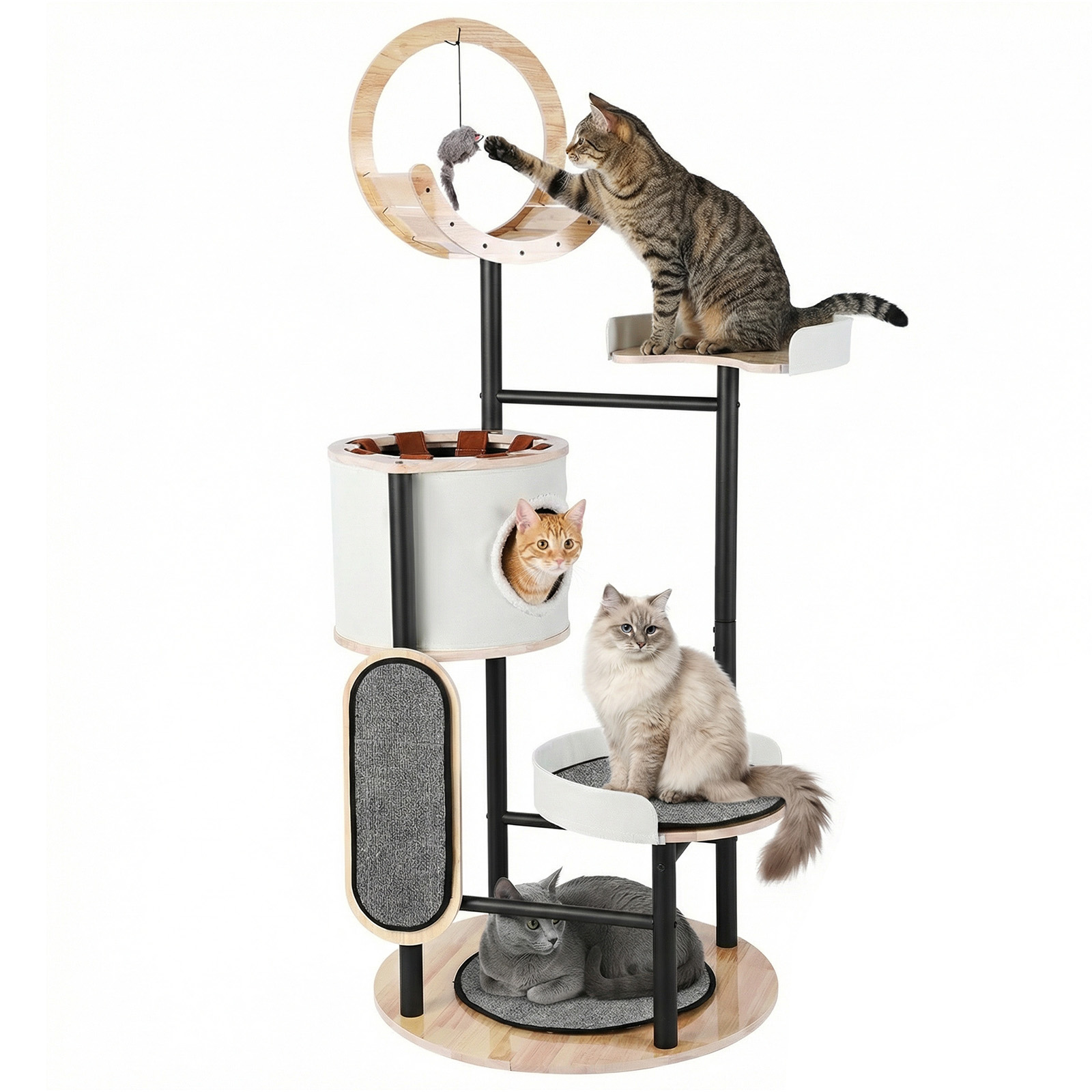 66-Inch Cat Tree with Scratchi - Pet X Supplies & Tack incelemesi ve fiyatı