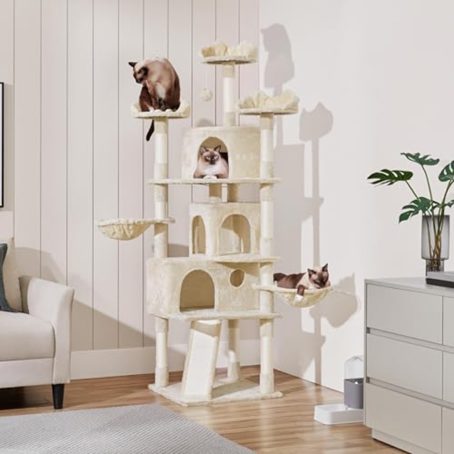 76.5in Multi-Level Large Cat T - Cat Scratching Post incelemesi ve fiyatı