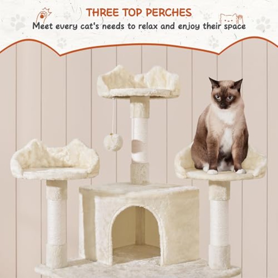 76.5in Multi-Level Large Cat T - Cat Scratching Post incelemesi ve fiyatı