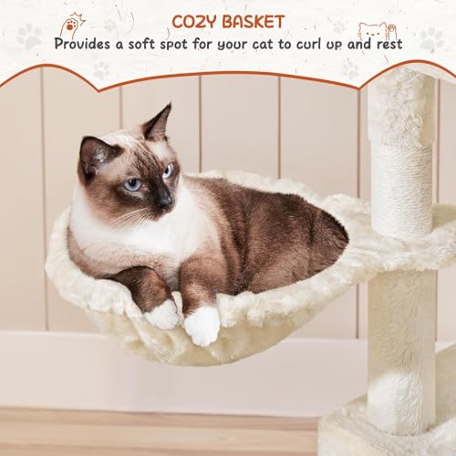 76.5in Multi-Level Large Cat T - Cat Scratching Post incelemesi ve fiyatı