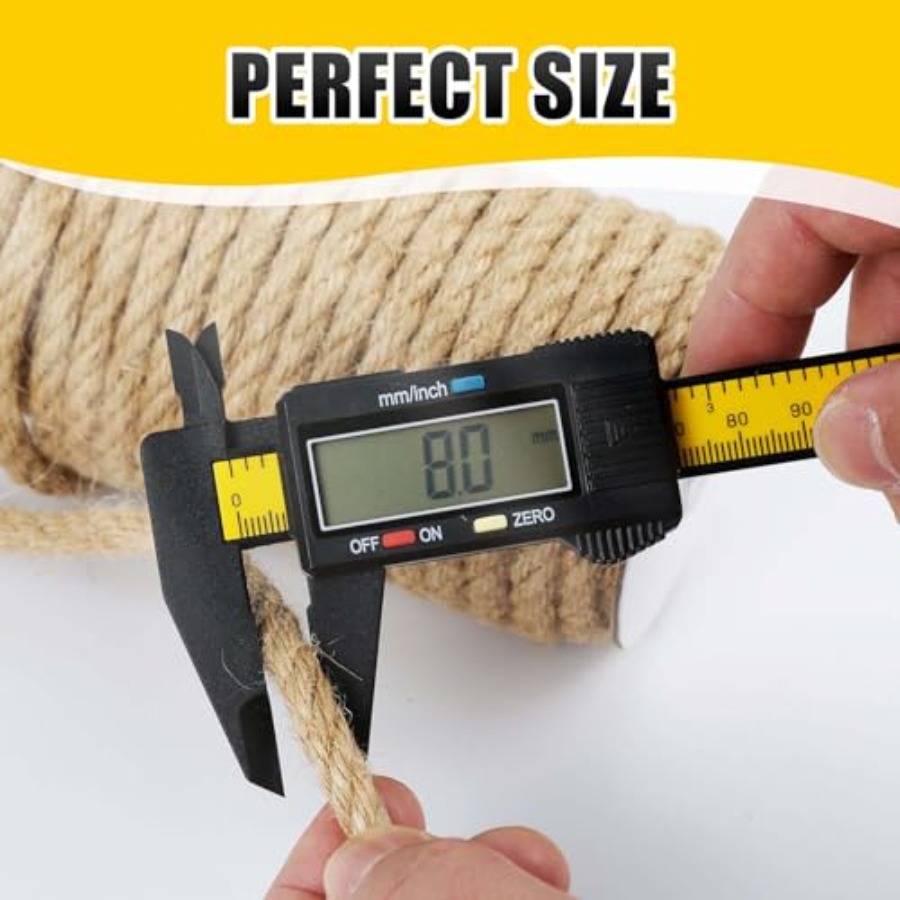 Natural Jute Twine 8MM x 50FT  - Cat Scratching Post incelemesi ve fiyatı