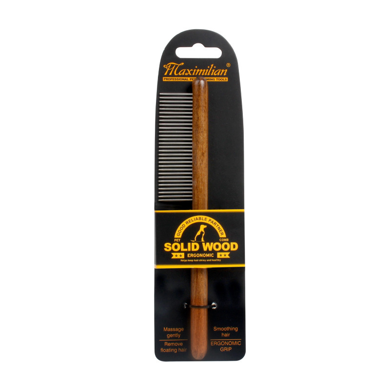Pet Dog Comb Antique Solid Woo - Pet X Supplies & Tack incelemesi ve fiyatı