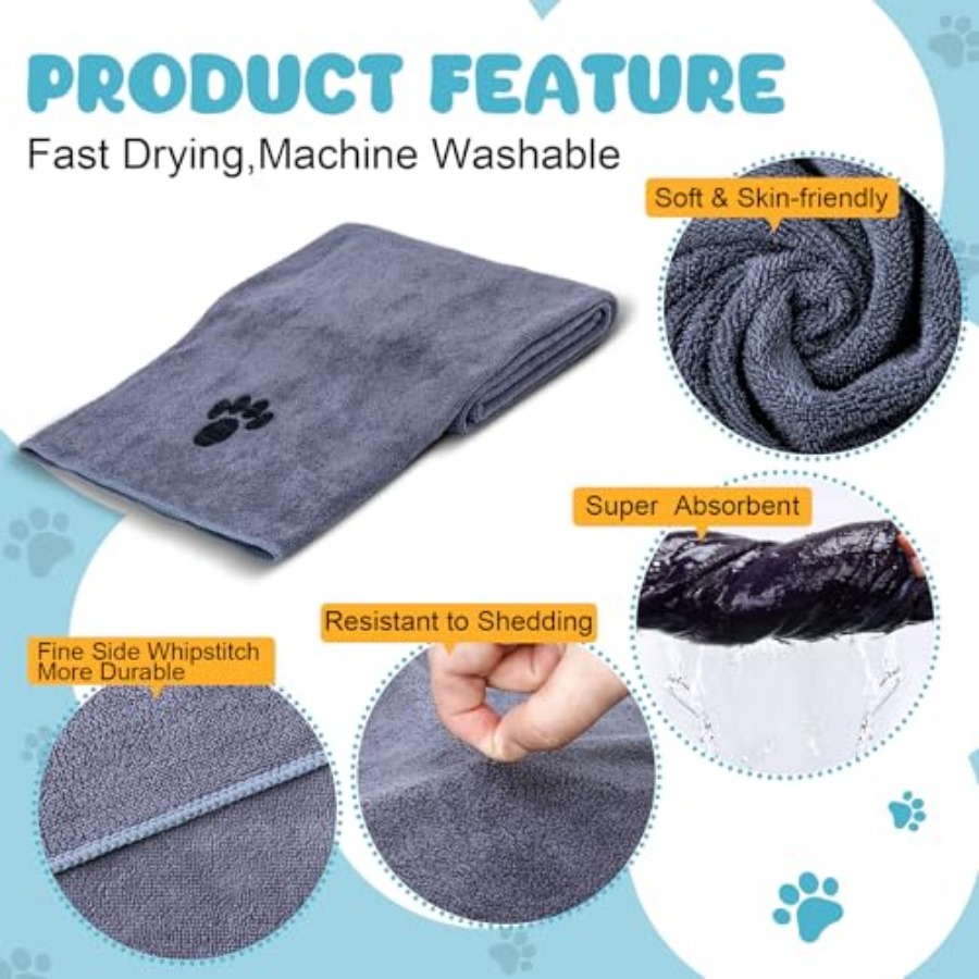 Microfiber Dog Towels for Dryi - Pet X Supplies & Tack incelemesi ve fiyatı