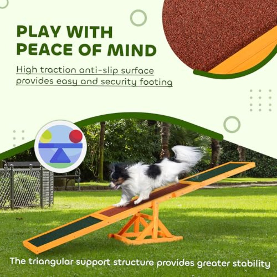 Wooden Dog Agility Seesaw for  - Pet X Supplies & Tack incelemesi ve fiyatı