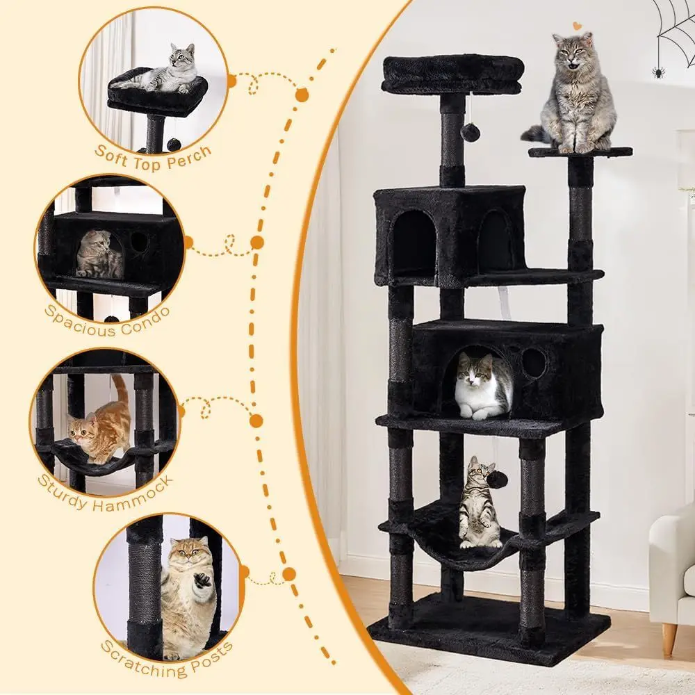 67 Multi-Layered XL Cat Tower  - Cat Scratching Post incelemesi ve fiyatı