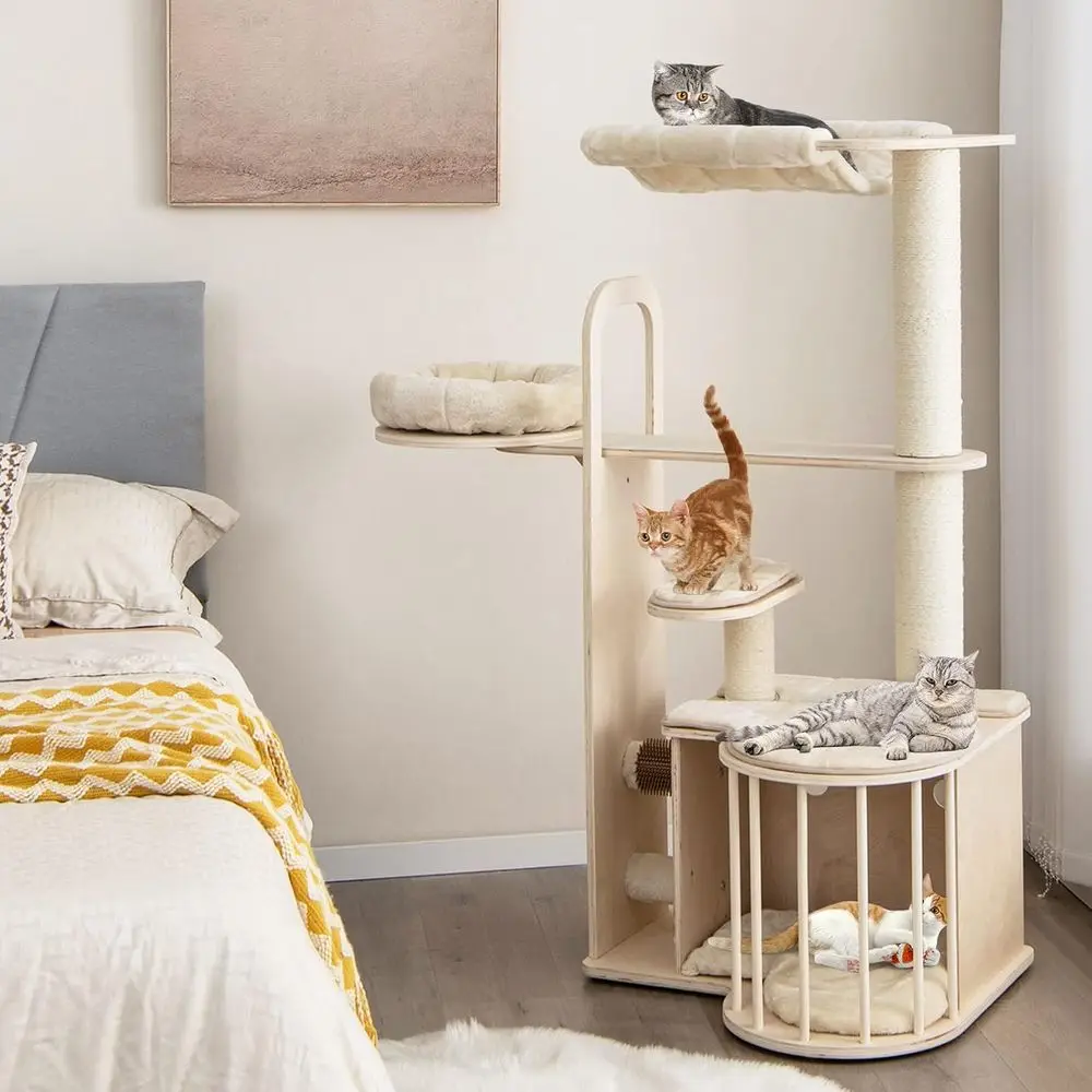 55 Multi-Level Cat Tower with  - Cat Scratching Post incelemesi ve fiyatı