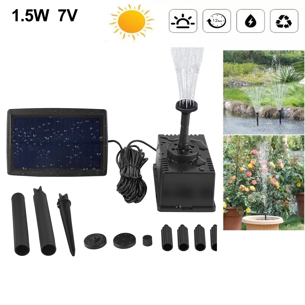 1.5W 7V Solar Fountain Pump Wi - Fish Tank Filter Pump incelemesi ve fiyatı