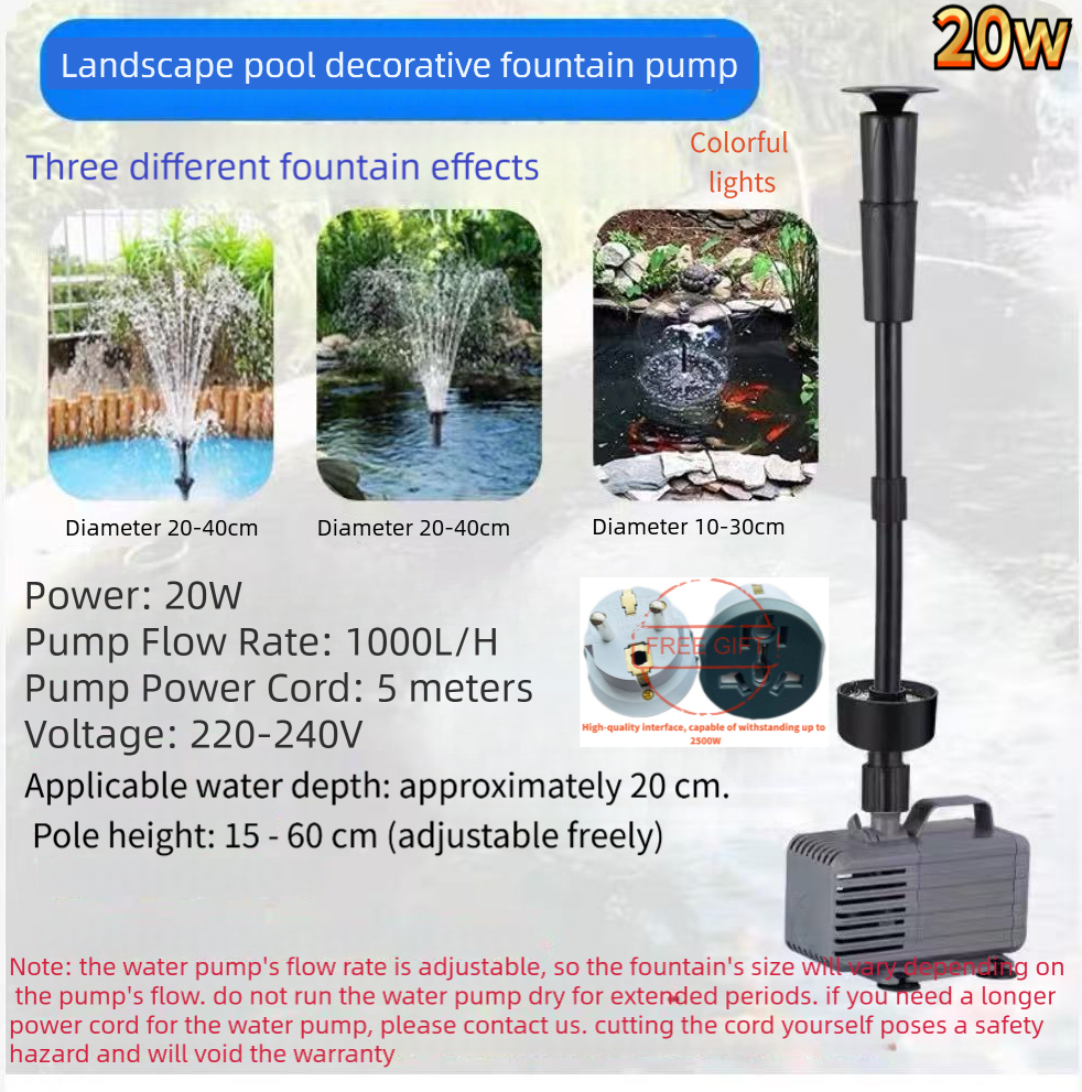 Fountain pump, water pump, lan - Fish Tank Filter Pump incelemesi ve fiyatı