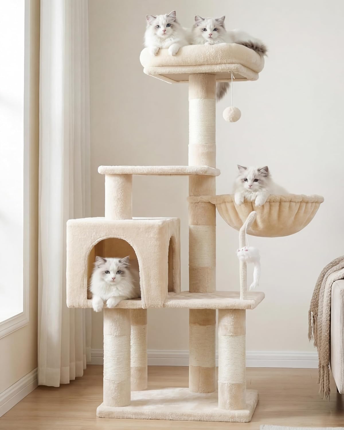 Cat Tree with Toy, Cat Tower C - Cat Scratching Post incelemesi ve fiyatı